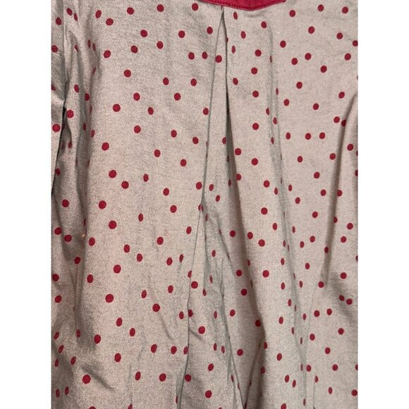 Hanna Andersson Girls5 / 110 cm Cranberry Set Dot LS Dress - Picture 5 of 11